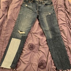 Levi’s original fit 501 high waist jeans